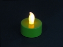 Christmas Flashing Yellow Light Candle (Light Green)